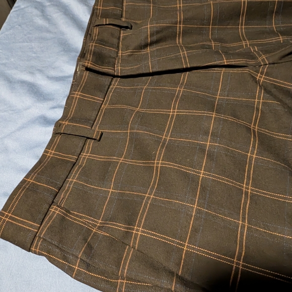 ASOS Men's Brown Plaid Dress Pants 30x30 - Picture 6 of 9